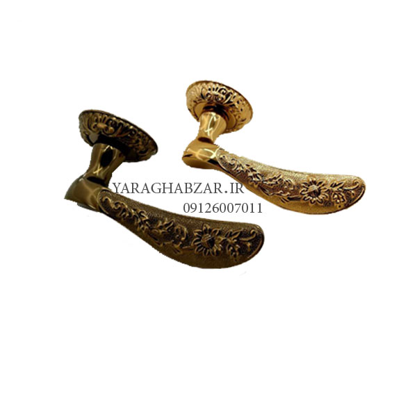 دستگیره رزت کد 760 - رنگ طلایی و زیتونی
